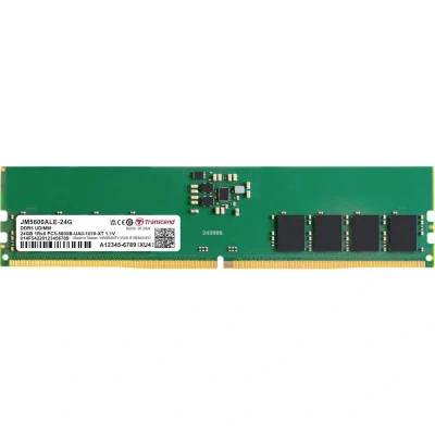 Immagine di Transcend JM5600ALE 24G Modulo di memoria PC Dettaglio DDR5 24 GB 1 x 5600 MHz 288pin DIMM