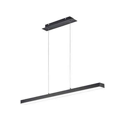 Immagine di Reality Leuchten Agano Lampadario a sospensione in metallo, 18 W, colore: Nero opaco