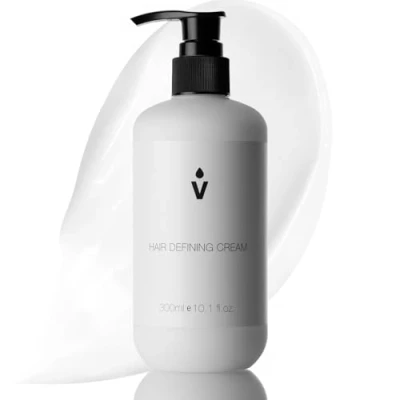 Immagine di vinsk® Crema per la definizione dei capelli con olio di Argan lo styling ricci un controllo e una cura ottimali Booster naturale