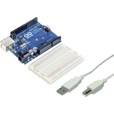 Immagine di Kit scheda Arduino UNO + cavo di collegamento USB 2.0 breadboard