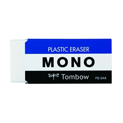 Immagine di Tombow PE 04A MONO M Gomma per cancellare priva di PVC, ftalati e lattice, 19 g