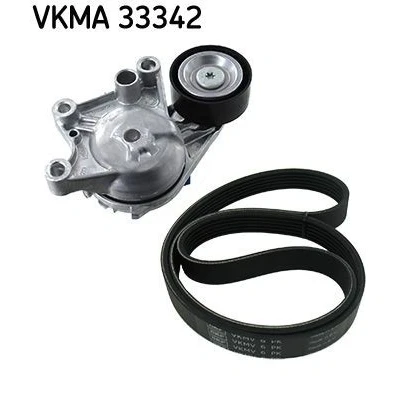 Immagine di SKF VKMA 33342 Kit cinghie Poly V CITROËN: C3 II, C4 Picasso 2, Berlingo PEUGEOT: 208 I Hatchback, 2008 Station Wagon, Partner II Tepee