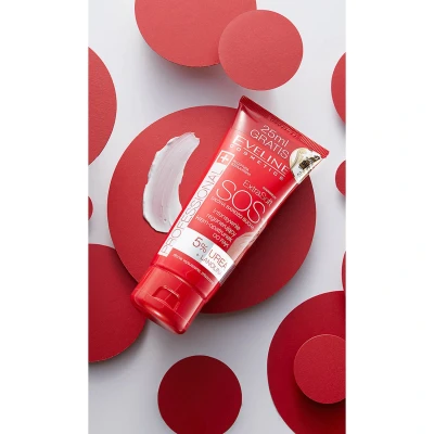 Immagine di Eveline Cosmetics Extra Soft Crema Mani Rigenerante Intensiva con 5% Urea, Lanolina, Acido Ialuronico Idratazione Profonda ed Elasticità 100ml