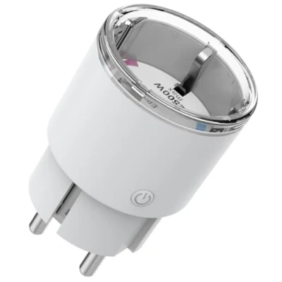 Immagine di Mini Presa Intelligente, Smart con Funzione Timer e Controllo tramite APP, Monitoraggio Energetico Wi Fi, Vocale Alexa/Google Home, Certificazione TÜV,10A 2500W