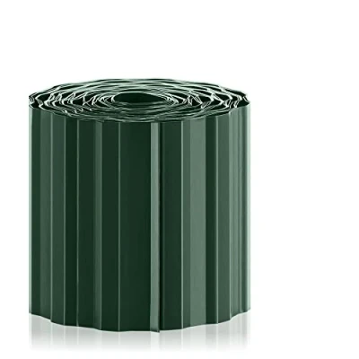 Immagine di com four® Bordi per Prati in plastica aiuole Prati, o Come Bordo falciante Lunghezza Regolabile Individualmente 15 x 900 cm