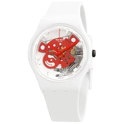Immagine di Swatch Orologio Gent Bioceramic Lacquered SO31W104 TIME TO RED SMALL