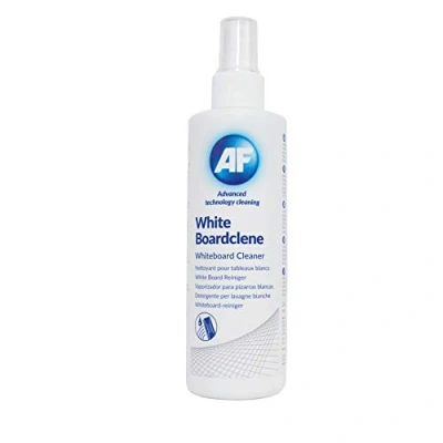 Immagine di AF Whiteboard Cleaner Spray Solution, Fluid for White board surface cleaning, Ideal Schools, Offices, Classrooms + labs 250ml Bottle