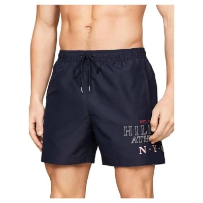 Immagine di Tommy Hilfiger LOGO Drawstring Shorts da mare, Uomo, Taglia: Small, Desert sky