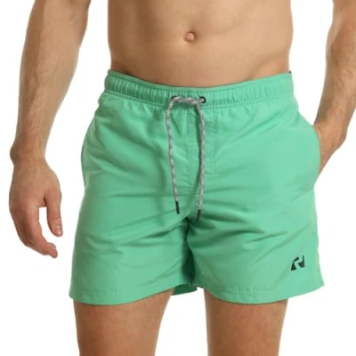 Immagine di Ript Performance Uomo Essentials Pantaloncini da bagno a rapida asciugatura con protezione solare UV 50, Acqua, 2XL