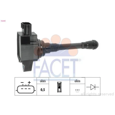 Immagine di FACET 9.6543 Bobina d&#039;accensione RENAULT: Twingo 3