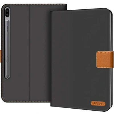 Immagine di Verco Custodia compatibile con Samsung Galaxy Tab S6 10.5 Pollice, Sottile Cover Tablet Case Funziona di Stand (T860 T865), Nero