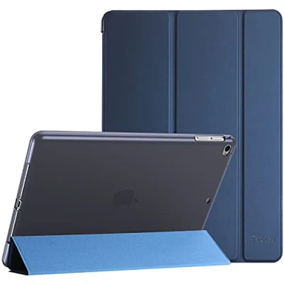 Immagine di ProCase Cover iPad 6/5 Generazione/iPad Air 2/ 1, Custodia 9,7 Pollici (A1893 A1954 A1822 A1823 A1566 A1567 A1474 A1475 A1476), Ultral Leggero Slim Auto Svegliati/Sonno Blu Marino