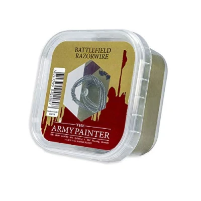 Immagine di The Army Painter Basing: Razorwire imita uno sfondo strappato dalla guerra Primer per un look realistico, 1 pezzo (confezione da 1)