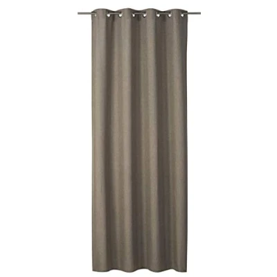 Immagine di Elbersdrucke Tenda oscurante con occhielli Lino 06, 255 x 140 cm, per soggiorno, camera da letto, corridoio, tinta unita, occhielli, superficie simile al lino, 186517