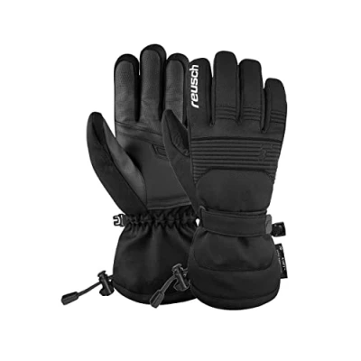 Immagine di Reusch Crosby R Tex XT Guanti da Sci con Membrana Impermeabile, Comodi e Caldi Invernali, 7700 Nero, 7 Unisex Adulto