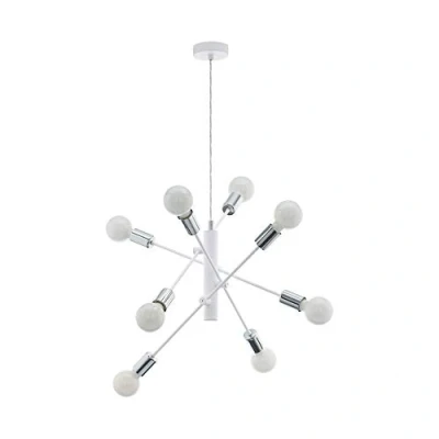 Immagine di Eglo Gradoli Lampada a Sospensione, in Acciaio, 60 W, Bianco