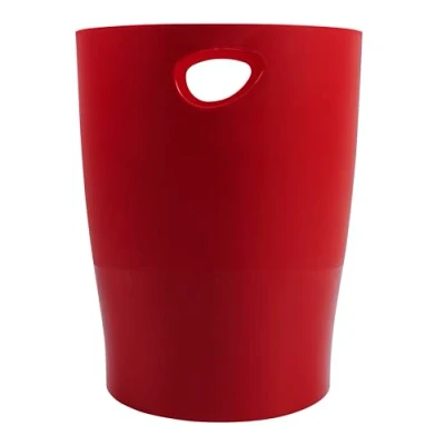 Immagine di Exacompta 45324D Cestino Gettacarta, Rosso Scuro Trasparente, 26.3 x 33.5