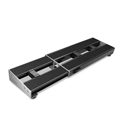 Immagine di D&#039;Addario Custodia per pedaliera chitarra Backline Pedalboard Transporter il trasporto della XPND 2 Pedaliere a due file Tracolla imbottita e divisori