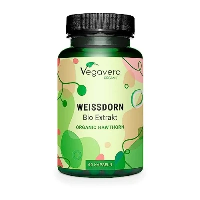 Immagine di BIANCOSPINO BIO Vegavero® 700 mg con 1,5% di Flavonoidi Senza Additivi Integratore per Sistema Cardiovascolare (Pressione arteriosa) e Calmante Naturale* Vegan