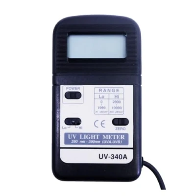 Immagine di misuratore di luce UV 340A 0 1999uW/cm2,2000 19990uW/cm2, 290 390nm (UVA, UVB), Fornisce elevata affidabilità e durata