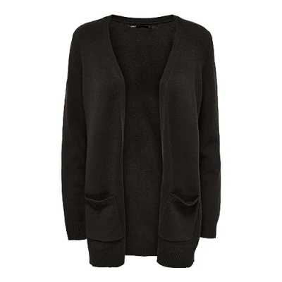 Immagine di Only Onllesly L/S Open cardigan Knt Noos, Maglione Donna, Caffè Nero, S