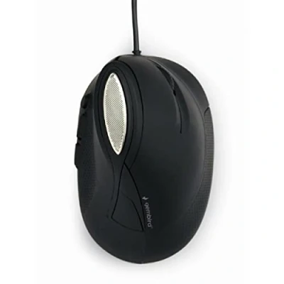 Immagine di Gembird MUS ERGO 03 Mouse ergonomico Cablato Ottico Grigio 6 Tasti 800 dpi, 1600 2400 3200 dpi