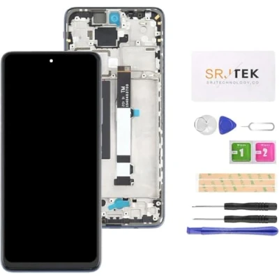 Immagine di per Xiaomi Mi 10T Lite 5G Display LCD Sostituzione dello schermo M2007J17G Touch Digitizer Kit di Riparazione (nero, con telaio)