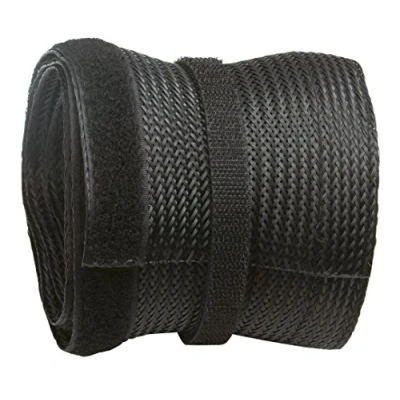Immagine di RICOO Organizer cavi Cable Z9135B 10 management Nascondi Raccogli Canalina passacavi Guaina per Lunghezza 10m Colore nero