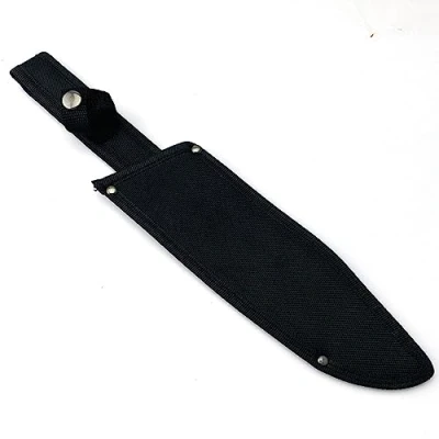 Immagine di Aibote Fodero per Coltelli da Esterno in Nylon con Passante Cintura Lama Fissa Machete Coltello Taglio Legno Caccia Campeggio Avventura (Taglia S)