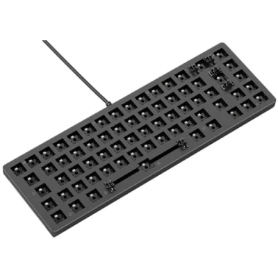 Immagine di Glorious gaming GMMK 2 Compact 65% Barebones (solo struttura) Struttura per tastiera da meccanica, TKL compatta (65%), alluminio, personalizzabile, RGB, layout internazionale / ISO Nero