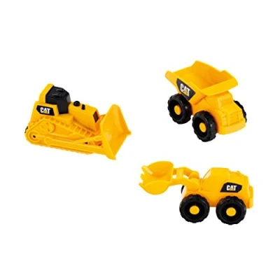 Immagine di Theo Klein 3236 Set di Veicoli da Cantiere Caterpillar I Include Ribaltabile, Pala gommata e cingolato Giocattoli per Bambini dai 18 Mesi in su