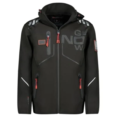 Immagine di Geographical Norway Giacca SOFTSHELL UOMO modello ROBIN, Nero , L