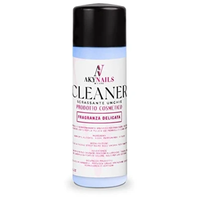 Immagine di Cleaner Unghie Sgrassatore da 125 mL per Rimuovere lo strato appiccicoso dovuto alla polimerizzazione in Lampada. Gel Smalto Semipermanente, Unghie. Made Italy