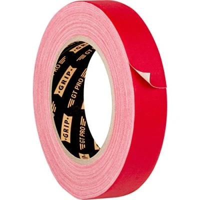Immagine di GRIP Eventbasics Hula Hoop Tape Nastro in tessuto Rosso GT PRO 25 mm x m, colore: opaco e scrivibile