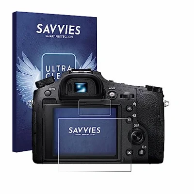 Immagine di savvies (18 Pezzi Pellicola Protettiva per Sony Cyber Shot DSC RX10 IV Protezione Schermo Trasparente