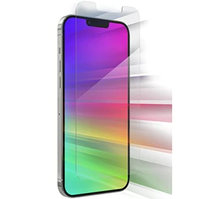 Immagine di ZAGG InvisibleShield Glass Elite VisionGuard Pellicola protettiva per Apple iPhone 13 Pro Max e 14 Plus, antimicrobica, antiurto, antigraffio, filtro luce blu