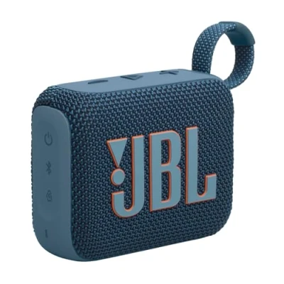 Immagine di JBL GO 4 Speaker Bluetooth Portatile, Altoparlante Wireless con Design Compatto, Waterproof e Resistenza alla Polvere IP67, fino a 7 h di Autonomia, USB, Compatibile App Portable, Blu