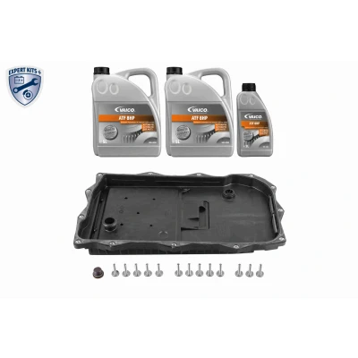Immagine di VAICO V33 0897 XXL Kit componenti, Cambio olio automatico con guarnizione coppa olio, bulloni/viti, quantità d’olio per fango all’olio