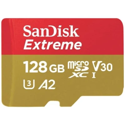 Immagine di SanDisk Extreme Scheda microSDXC 128 GB UHS Class 3 antiurto, impermeabile
