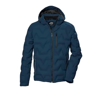 Immagine di killtec Uomo Giacca trapuntata con cappuccio/giubbotto idrorepellente KOW 60 MN QLTD JCKT, dunkelblau, XXL, 41834 000