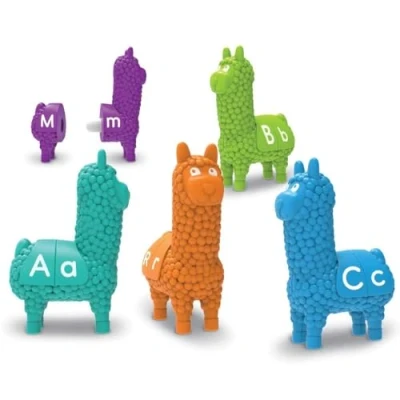 Immagine di Learning Resources LER6713 Snap n Learn Letter Llamas, ABCs, Early Alphabet Recognition, Fine Motor Toy, Ages 18 Mos+