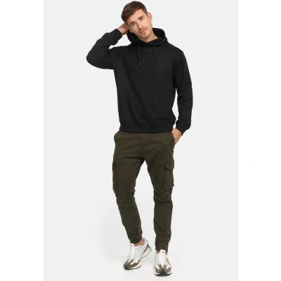 Immagine di Indicode Jeans Simpson Felpa con cappuccio, Uomo, Taglia: Small, Black