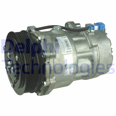Immagine di DELPHI TSP0159237 compressore Aria Condizionata Sanden SD7V16 PAG 46 con olio VOLKSWAGEN: Transporter 4 Bus,