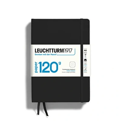 Immagine di LEUCHTTURM1917 363533 Taccuini 120 g/m² Paper Edition, Copertina rigida, Medium (A5), Nero, Puntini