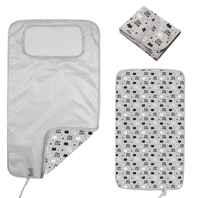 Immagine di Hamur Home Fasciatoio Portatile Pieghevole Impermeabile 40 X 70 Cm Riutilizzabile Lavabile In Lavatrice Neonato Esterno Casa Viaggio Regalo Battesimo Bimbo (Fox)