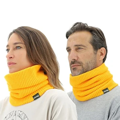 Immagine di JEEP O102601 Y247 J Scaldacollo in Maglia A Costine J22W Unisex SolarYellow Uni
