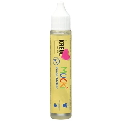 Immagine di Kreul 24381 Colla per Bambini Mucki, Penna, idrosolubile, solventi, Senza PVC, inodore, Uso Universale, Lavabile, cristallina, Colore Colorless, 29 ml,