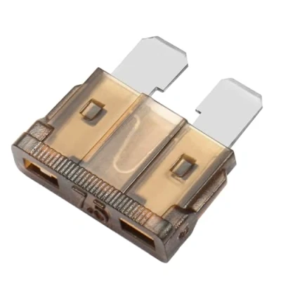 Immagine di Heschen Fusibile a lama standard ATC 7.5 per auto e camion, da 7,5 A, marrone, confezione 50 pezzi assortiti