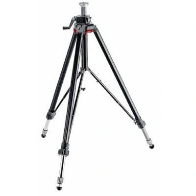 Immagine di Manfrotto 058B Treppiede con Apertura Automatica per Fotografia, 3 Sezioni in Alluminio, Nero