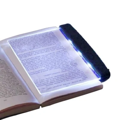 Immagine di Lampada da Lettura,Luce Lettura Libro Notturna,Luce Libro,Lucina per Leggere Libro,Luce a LED in Brossura,Libro Notturna Book Light la Protezione Degli